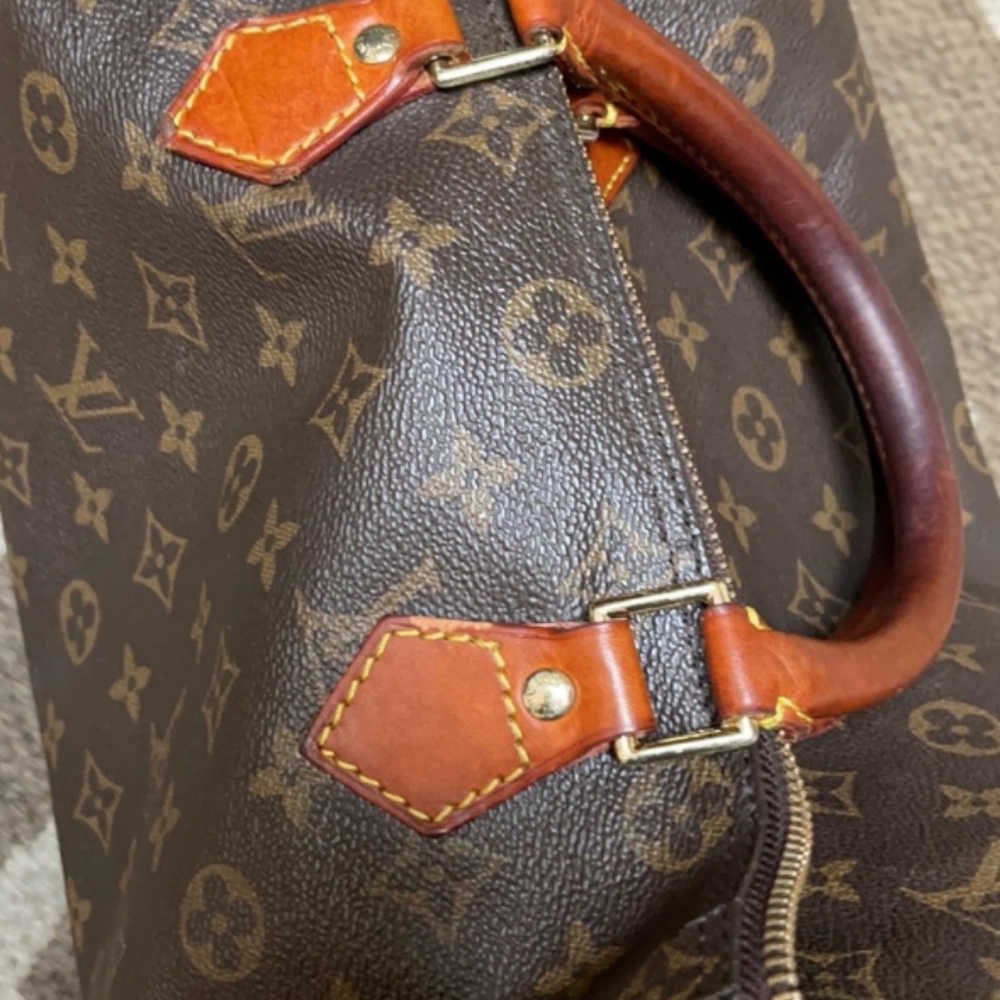 🔶 Louis Vuitton Monogram Speedy 35 Handbag Purse GUC - Picture 2 of 16